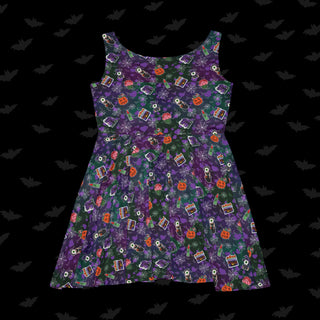 Rosy the Eyeball Ghoul Skater Dress (XS, S, M, L, XL, and 2XL)