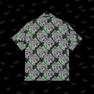 Halloween Spiderwebs Unisex Button Up (XS, S, M, L, XL, and 2XL)