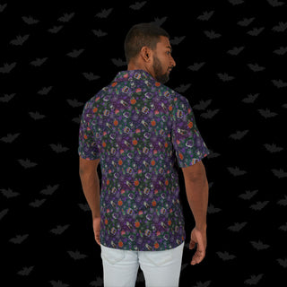 Rosy the Eyeball Ghoul Unisex Button Up (XS, S, M, L, XL, and 2XL)