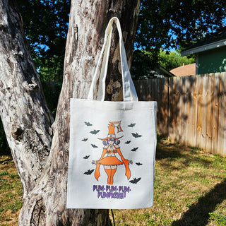 Blair the Pumpkin Witch Tote Bag