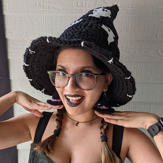 Crochet Witch Hat Earrings