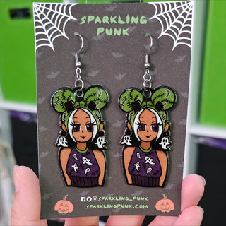 Franken Ghoul Large Earrings