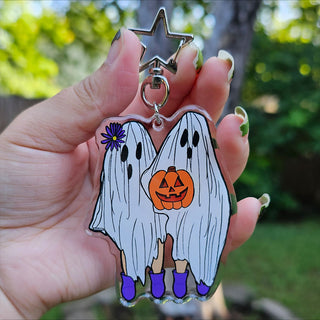 Ghost Besties Keychain