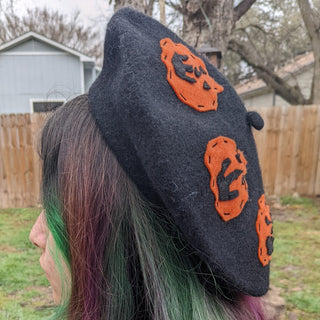 Jack-o-lanterns Beret