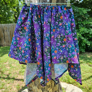 Rosy the Eyeball Ghoul Short Handkerchief Overskirt (XXS-XS, S, and 5XL)