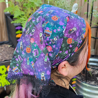 Rosy the Eyeball Ghoul Headscarf