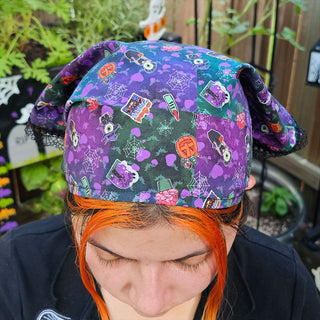 Rosy the Eyeball Ghoul Headscarf