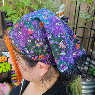 Rosy the Eyeball Ghoul Headscarf