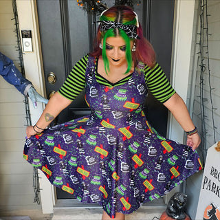 Coven of Beetle Guy Skater Dress (XS, S, M, L, XL, and 2XL)