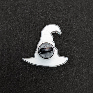 Transgender Pride Flag Witch Hat Pin