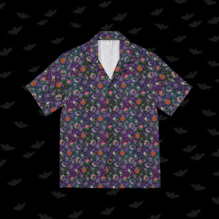 Rosy the Eyeball Ghoul Unisex Button Up (XS, S, M, L, XL, and 2XL)