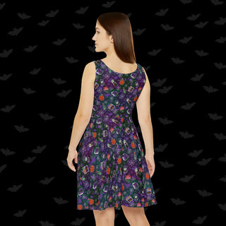 Rosy the Eyeball Ghoul Skater Dress (XS, S, M, L, XL, and 2XL)