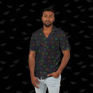 Halloween Colored Hearts Unisex Button Up (XS-2XL)