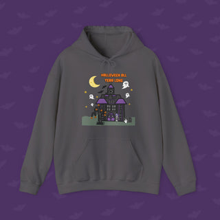 Halloween All Year Long Hoodie (S, M, L, XL, 2XL, 3XL, 4XL, and 5XL)