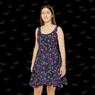 Rosy the Eyeball Ghoul Skater Dress (XS, S, M, L, XL, and 2XL)