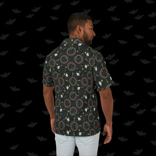 Halloween Lifestyle Gray Unisex Button Up (XS-2XL)