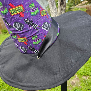 Coven of Beetlejuice Adjustable Wire Brim Witch Hat