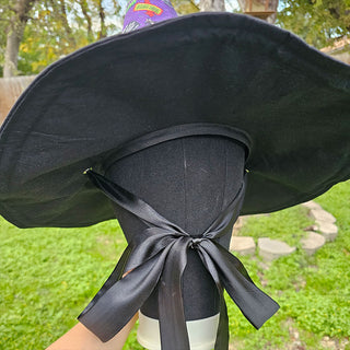 Coven of Beetlejuice Adjustable Wire Brim Witch Hat