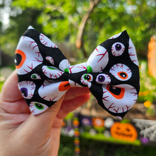 Eyeballs Hair Bow Clips - 2 Pack