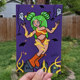 Goddess of the Graves Art Print