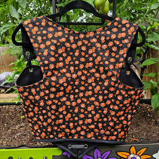 Happy Jack-o-lanterns Corset Bodice - Style 1 (36" Bust / 29" Waist) & (38.5" Bust / 31" Waist)