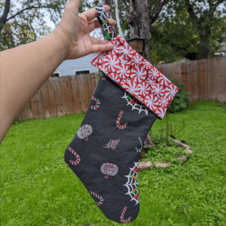 Spooky Christmas Stocking - Medium