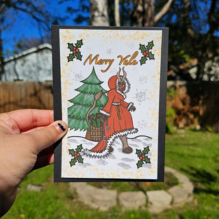 Merry Yule Holiday Card