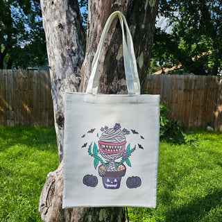 Mummy Venus Flytrap Tote Bag