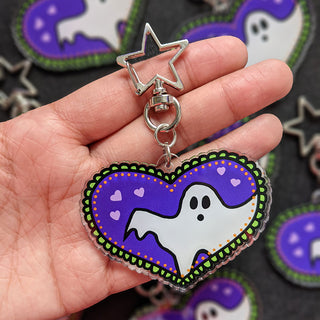 Love Ghost Keychain