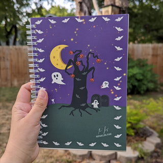 Pumpkin Tree Spiral Notebook - 200 Pages