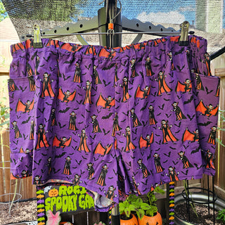 Purple Vampire Shorts (43"-45" Waist)