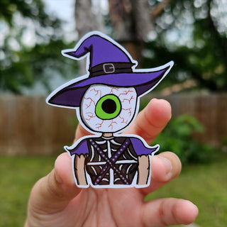 Rosy the Eyeball Ghoul Sticker