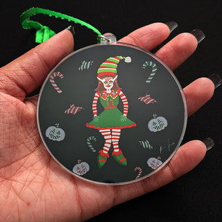 Krampus Little Helper Acrylic Ornament