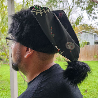 Spooky Christmas Santa Hat - Super Fuzzy Brim