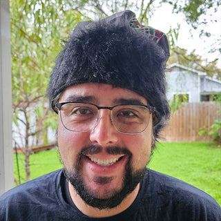 Spooky Christmas Santa Hat - Super Fuzzy Brim