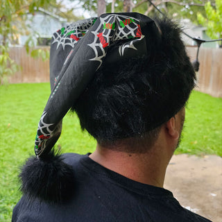 Spooky Christmas Santa Hat - Super Fuzzy Brim