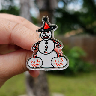 Snowdead Man Witch Pin