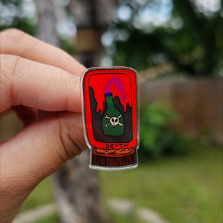 Death Tarot Card Pin