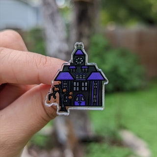 Haunted House Pin
