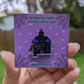 Haunted House Pin