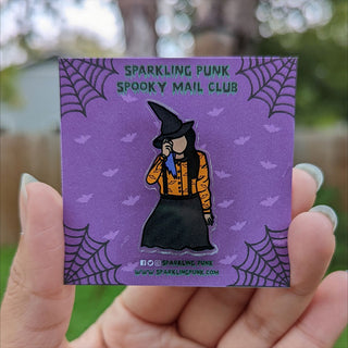 Fall Witch Pin