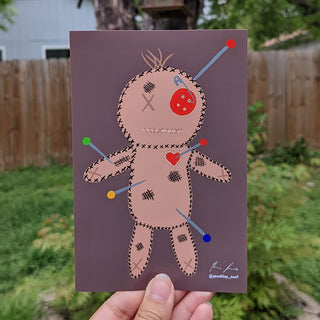 Voodoo Doll Art Print